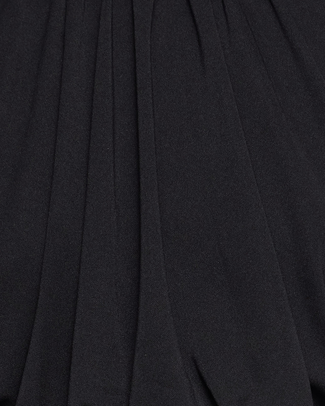 ROTATE Birger Christensen Top Ruched Long Sleeve Black 38