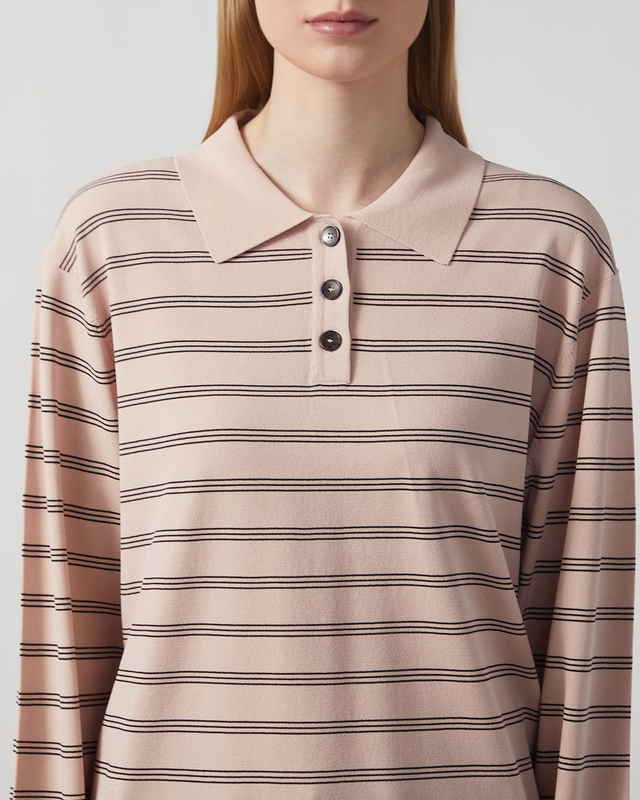 The Garment Sweater Madison Polo Brun/rosa UK 8 (EUR 36)