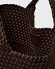 Naghedi NYC Bag St Barths Medium Tote Chocolate ONESIZE