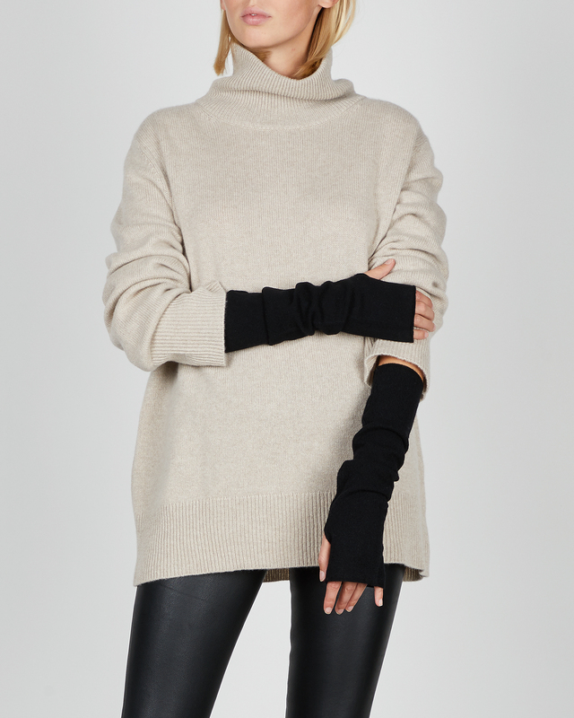 Lisa Yang Aspen Armwarmer Svart ONESIZE