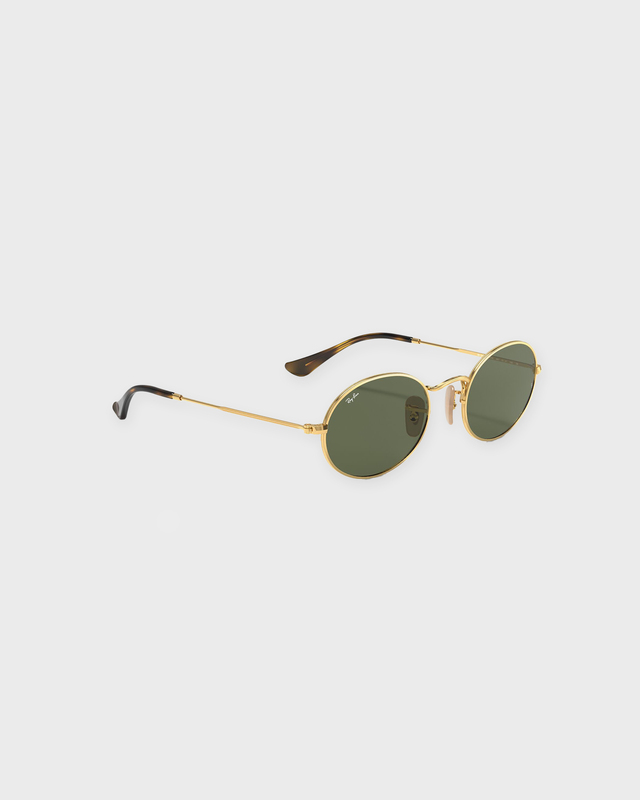 Ray-Ban Solglasögon Oval RB3547  Guld/grön ONESIZE