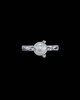 Maria Nilsdotter Ring Tiny Claw Pearl  Silver 17 MM