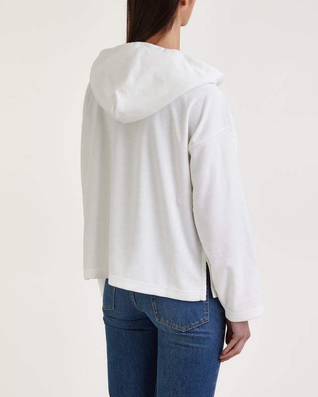 POLO Ralph Lauren Sweater Terry Long Sleeve Sweatshirt Vit M-L