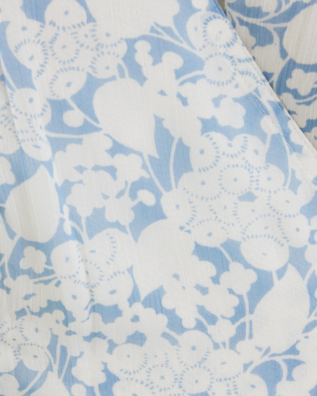 POLO Ralph Lauren Klänning Floral Crinkle Wrap Multicolor US 2 ( EUR 34)