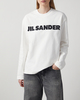 Jil Sander T-Shirt Logo Long Sleeve Porcelain M
