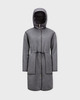 Moncler Jacket Bonrepos Long Coat Charcoal MONCLER 2 (M)