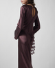 By Malene Birger Dress Parisa Aubergine 42