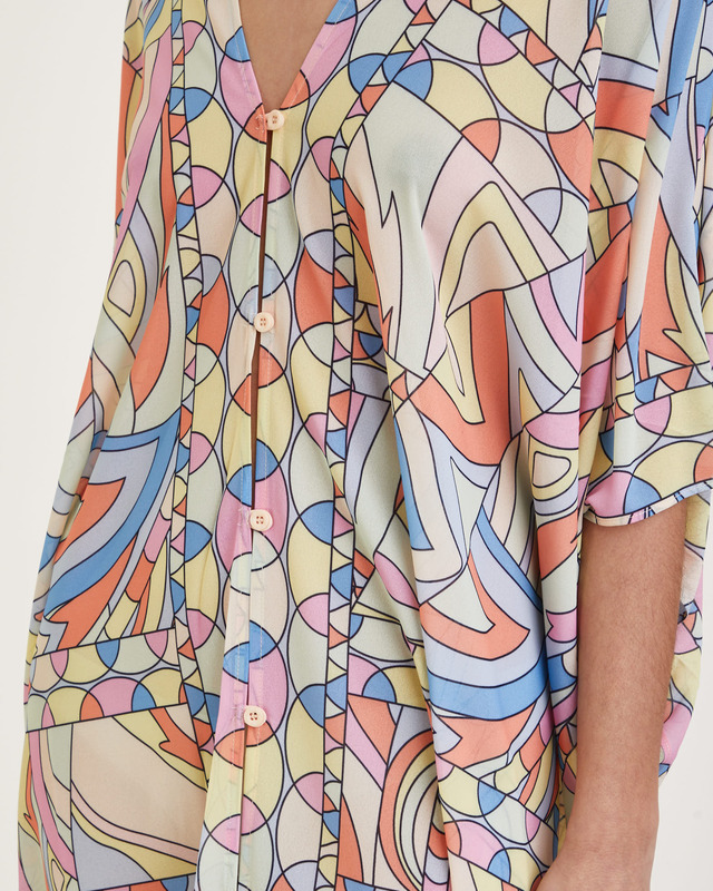 By Malina Kaftan Isla Bold Shapes Multicolor ONESIZE