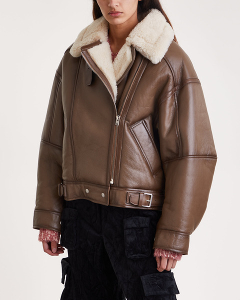 Jacket Shearling  Brun 2