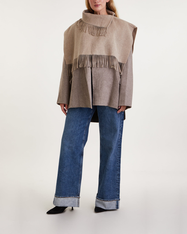 By Malene Birger Scarf Turtla Grå/brun ONESIZE