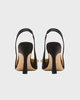 Custommade Heels Ayanna Satin Pearls Svart EUR 36