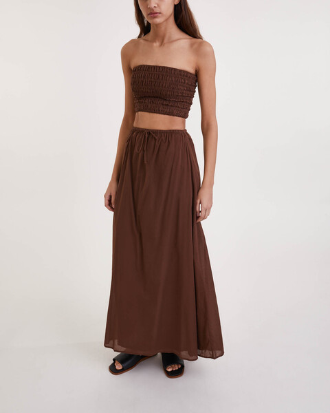 Skirt Jaddah Maxi  Chocolate 2