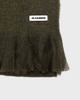 Jil Sander Skjerf Plain Dark Green ONESIZE