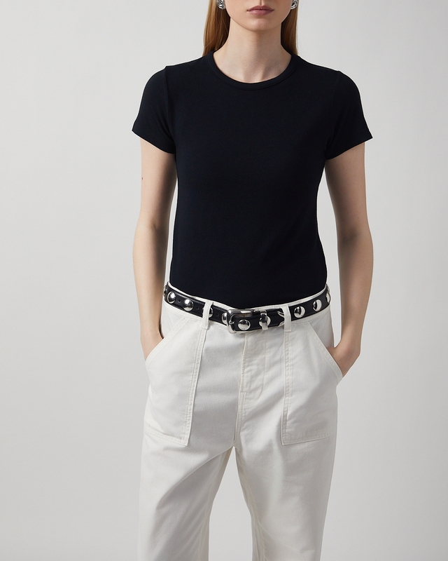 Wakakuu Icons T-Shirt Baby Tee Modal Black L