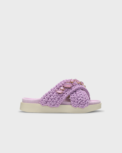 Sandal Woven Stones  Lila 1