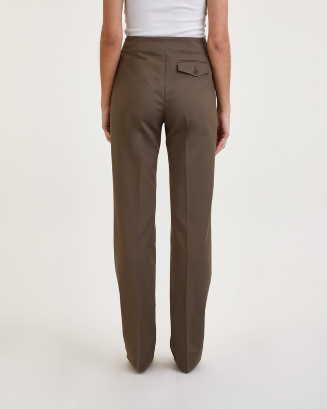 HOPE Trousers Draw Khaki 34