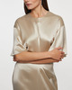 Wakakuu Icons Klänning Wells Satin Beige XL
