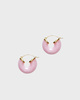 Anni Lu Earrings Big Swell Light Pink ONESIZE