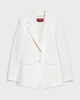 Max Mara Studio Blazer Linz Jacket White IT 44 (EUR 38)