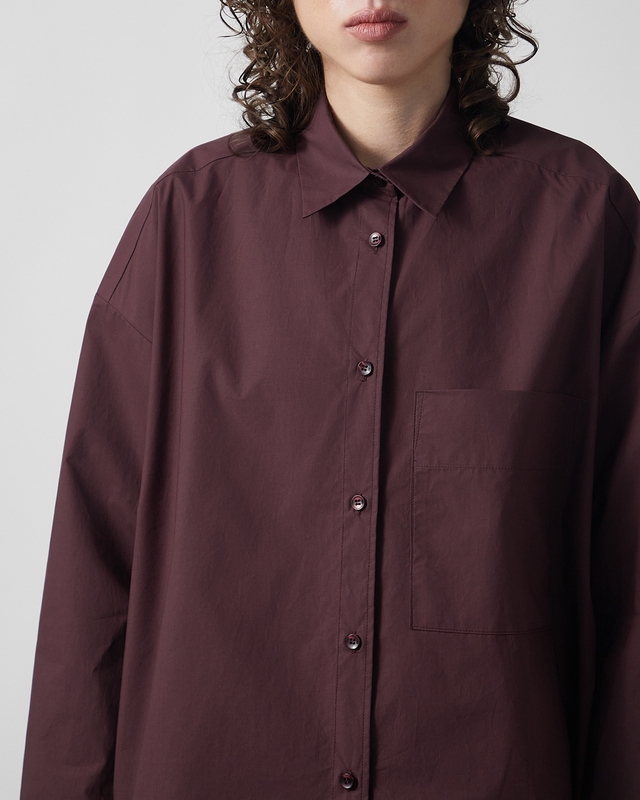 By Malene Birger Shirt Derris Aubergine 34