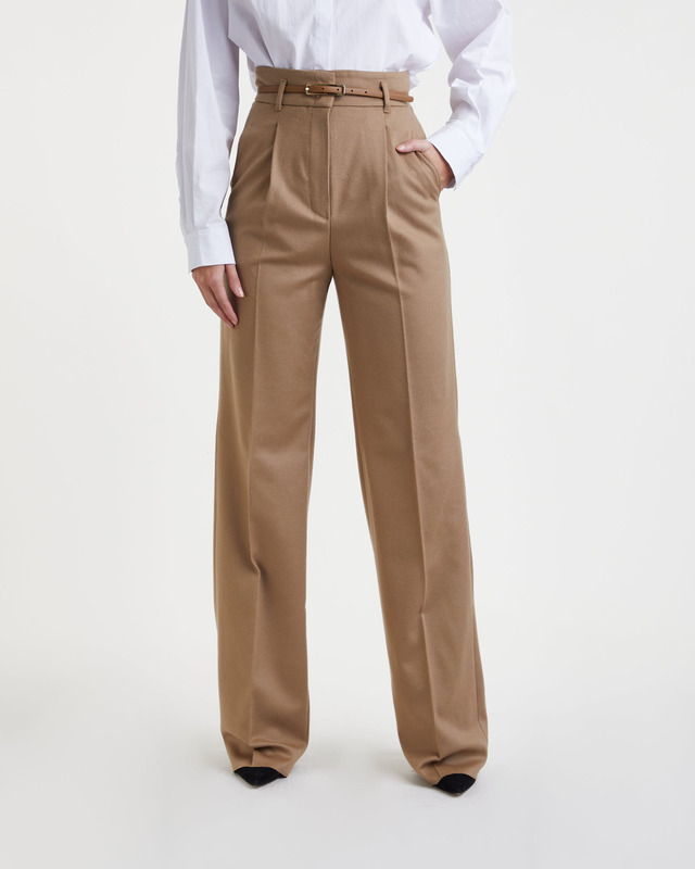 Max Mara Studio Byxor Perdoni  Brun IT 44 (EUR 38)
