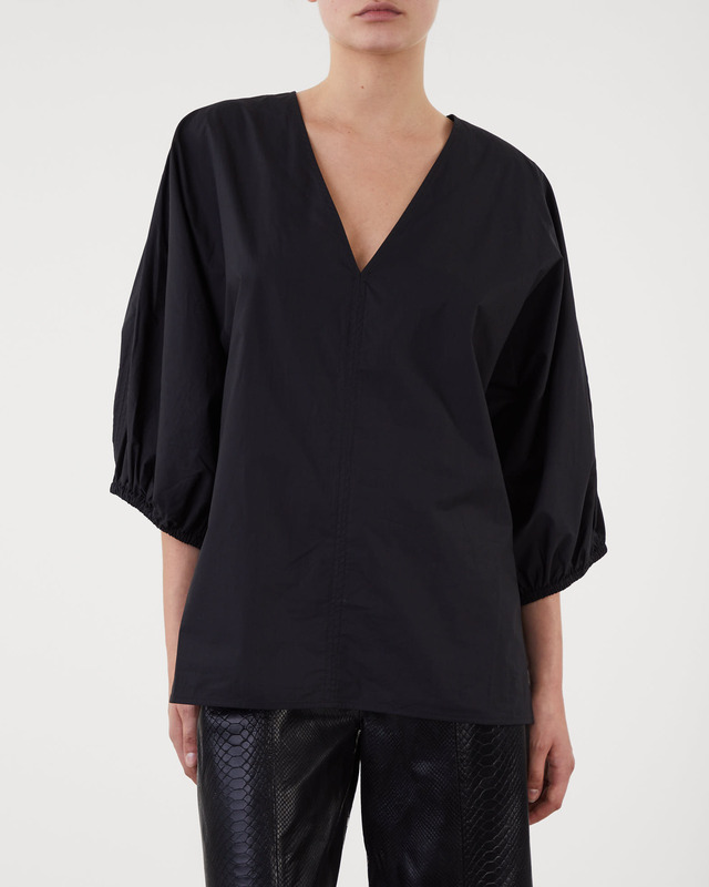 By Malene Birger Blouse Shirt Piamontes Black 34