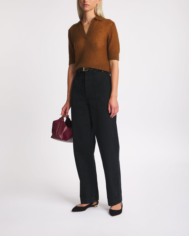 Max Mara Studio Top Pablo Tobacco L