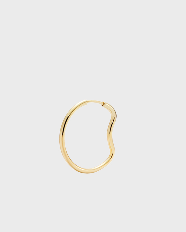 MARIA BLACK Earring Copenhagen 20 Hoop Guld ONESIZE