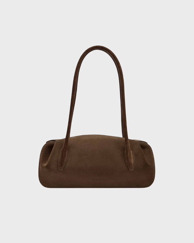 Yuzefi Skulderveske Oyster Suede Brown ONESIZE