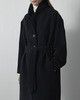 Dagmar Frakke Wool Robe Black 34