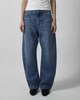 The Attico Jeans Back Buckle Strap Washed Blue 26