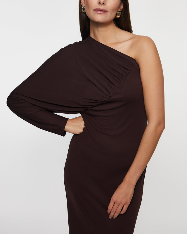 Wakakuu Icons Dress Como Brown XS