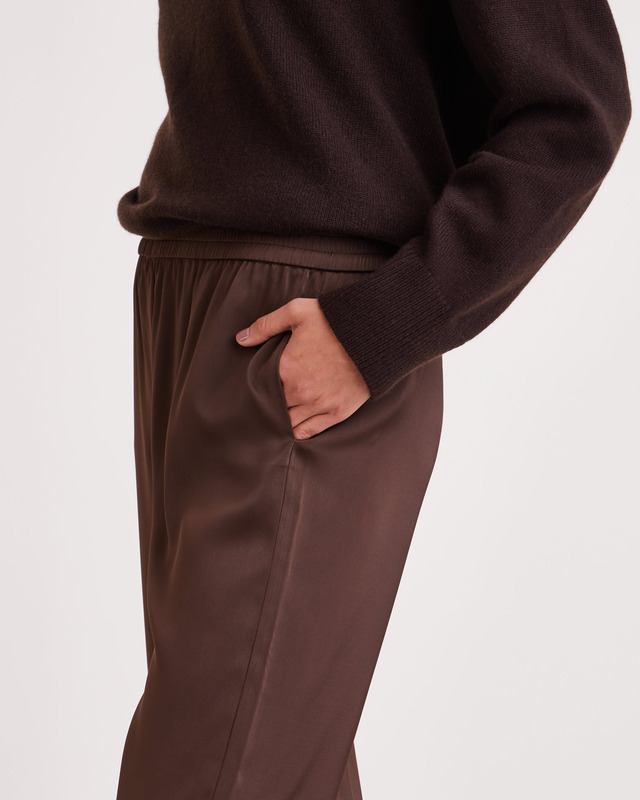 Wakakuu Icons Byxor Maria Satin Pants Brun XL