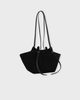 YUZEFI Bag Mochi Suede Black ONESIZE