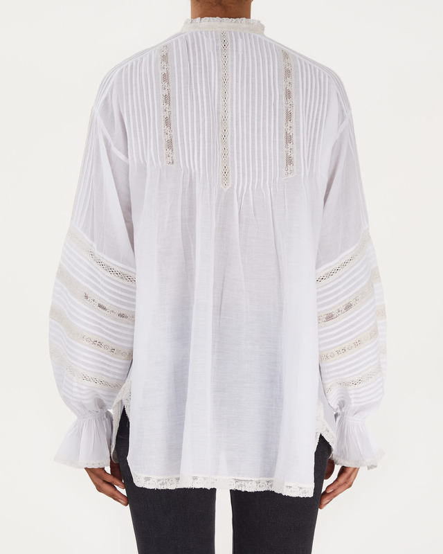 Zadig & Voltaire Blus Tritelia Tomboy Vit XS