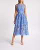 Self-Portrait Klänning Lace Cut-Out Midi Blå UK 14 (EUR 42)