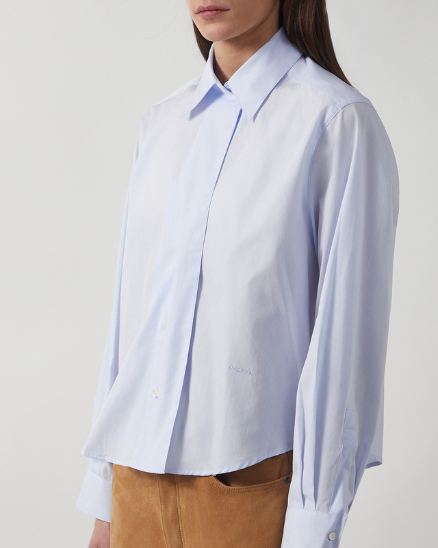 Dagmar Shirt Cropped Light blue 34