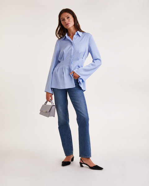 Blus Almond Blå 2
