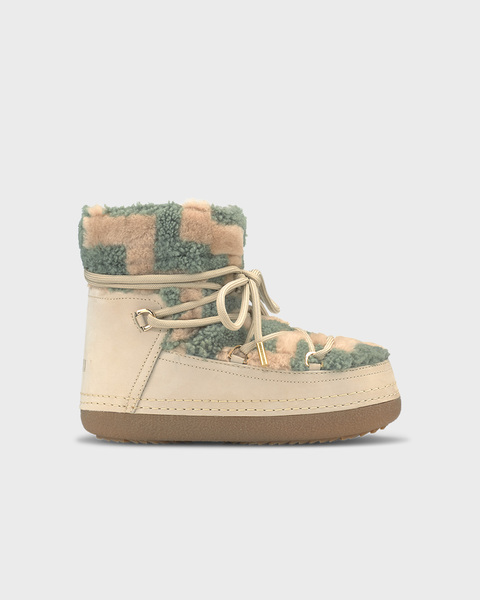 Boots Shearling Zigzag Grön 1