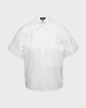 Theory Skjorta Cotton Wide Short Sleeve  Vit L