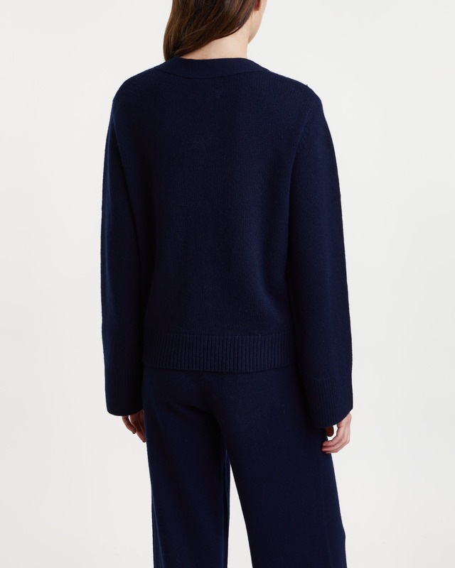 LISA YANG Kofta Danni Cashmere Navy 1 (S-M)