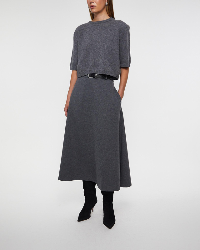 Wakakuu Icons Kjol Rio Wool Blend Grå S