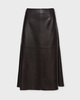 Wakakuu Icons Skirt Lamb Leather Brun 40