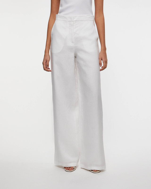 Max Mara Studio Byxor Garibo Vit IT 48 (EUR 42)