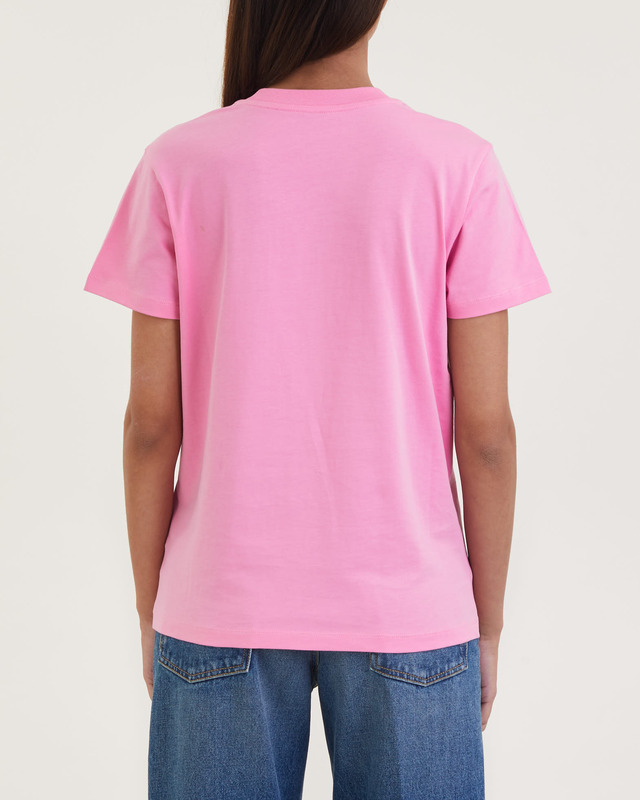 Moncler T-Shirt Maglia Maniche Corte Ljusrosa S