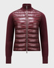Moncler Padded Wool Cardigan  Röd S