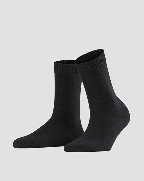 Socks Cozy Wool  Black 1