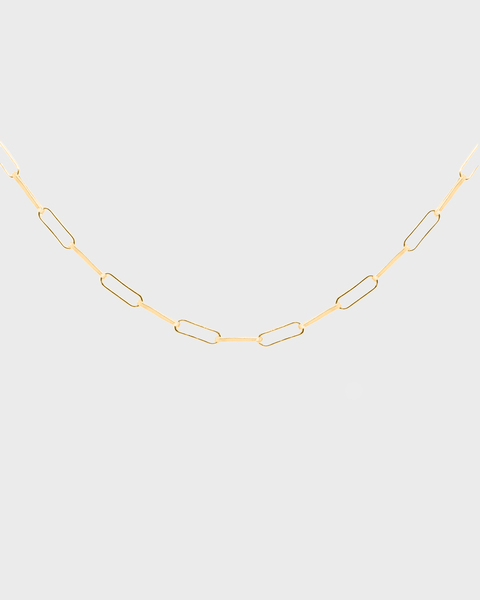Halsband Plain Chain Large Guld ONESIZE 1
