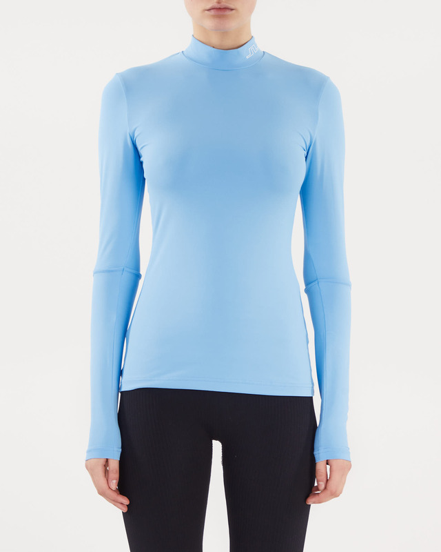 J Lindeberg Top NK Mock Neck Blå M