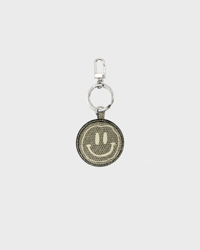 Ganni Keychain Banner Smiley Glitter Keychain Gold ONESIZE